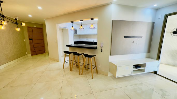 ambientes com iluminação natural e integrados