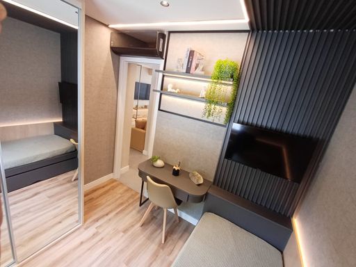 foto do decorado do segundo dormitório