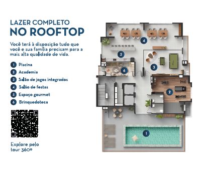 lazer completo no rooftop