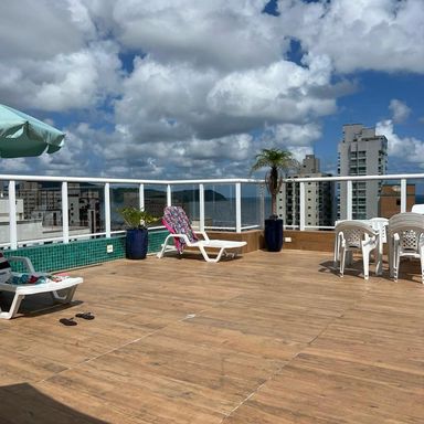 rooftop com vista mar privilegiada e vista livre