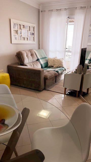 sala ampla 2 ambientes aconchegante com acesso a sacada envidraçada