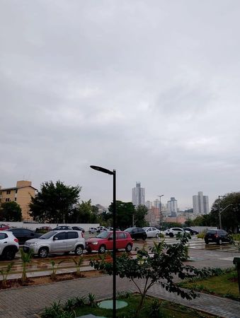 área externa de estacionamento