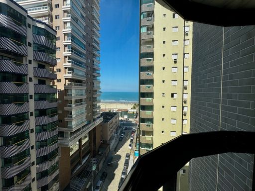 vista mar da varanda gourmet