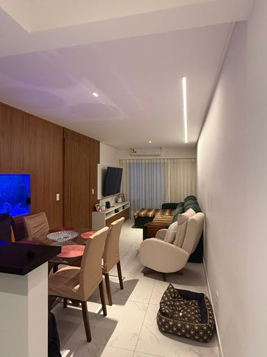 sala ampla dois ambientes com acesso a varanda gourmet