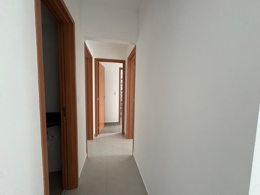 corredor de acesso aos dormitórios