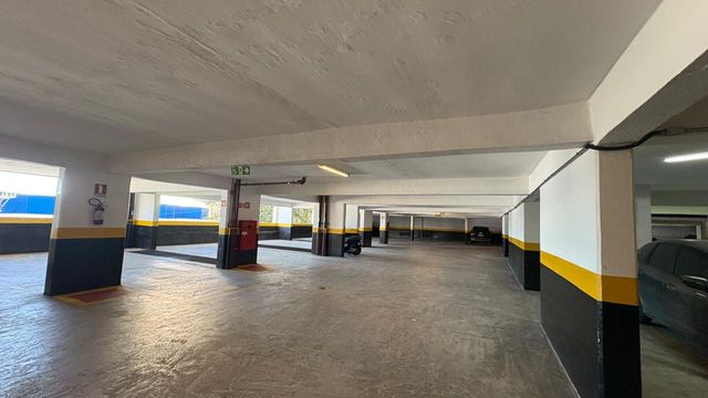 espaço arejado da garagem