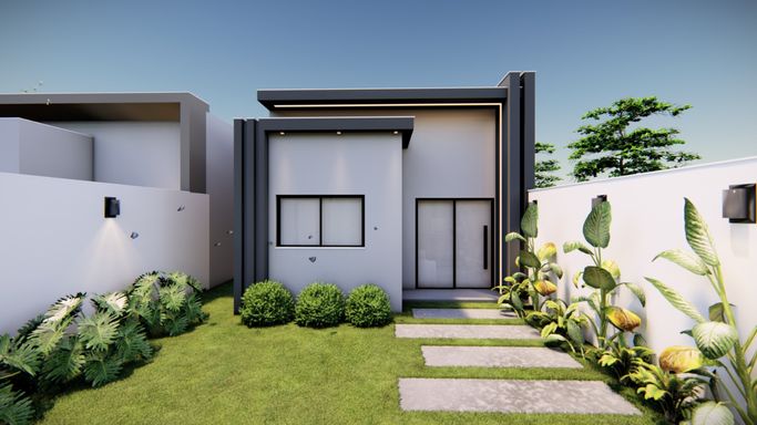 Casa do meio