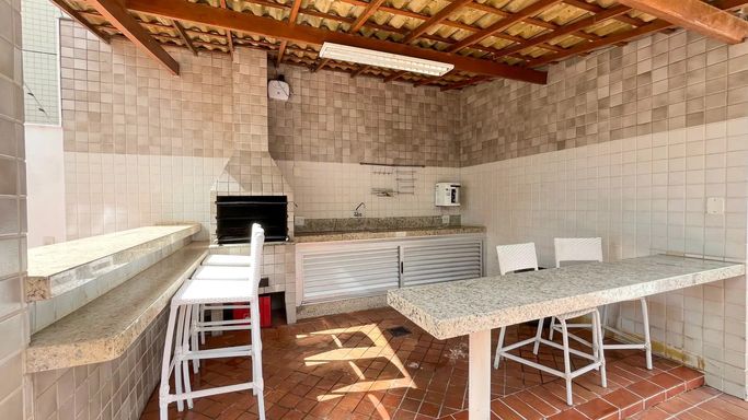 Espaço gourmet do predio