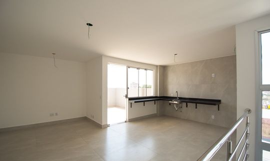 Cozinha + sala com 2 ambientes