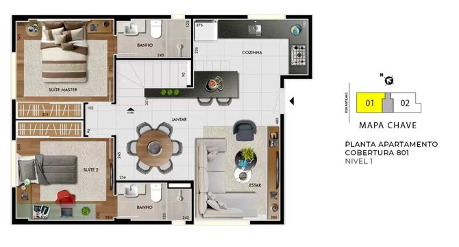 Planta primeiro piso