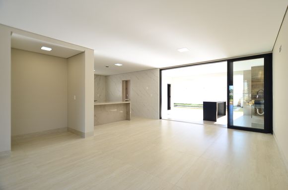 VISTA DA SALA PARA O ESPAÇO GOURMET