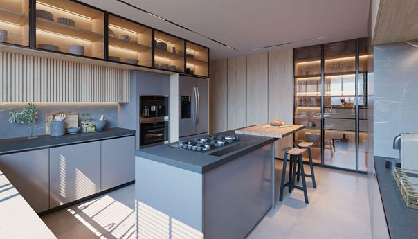 COZINHA EM ILHA
FOTO EM PERPECTIVA