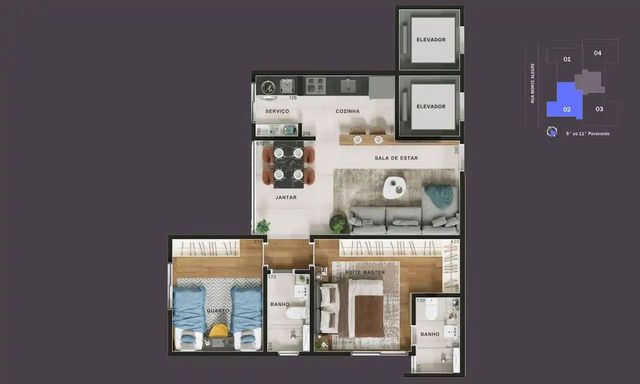 PLANTA primeiro piso