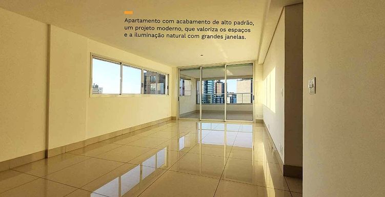 SALA AMPLA COM VARANDA