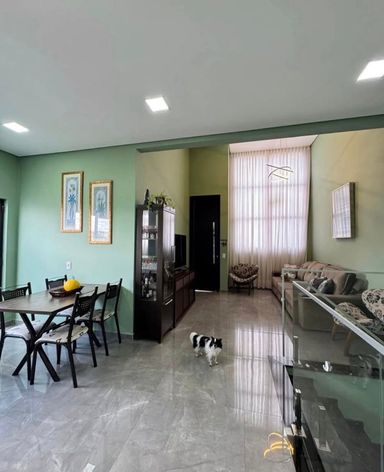 sala conjugada com cozinha