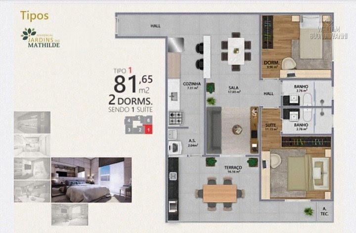 Apartamento, 2 quartos, 101 m² - Foto 6