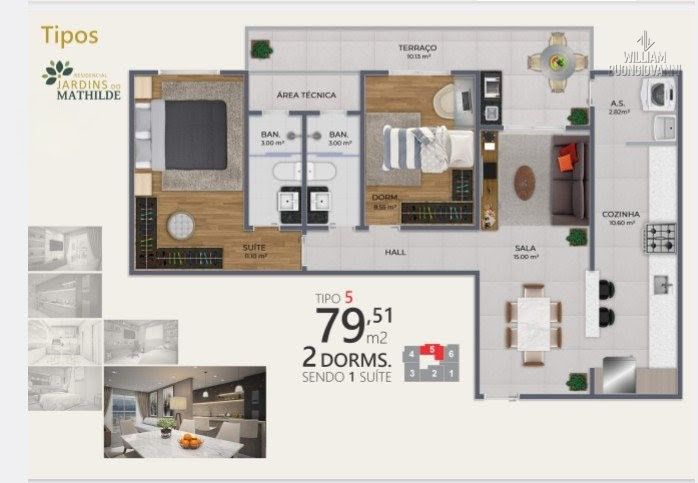 Apartamento, 2 quartos, 101 m² - Foto 10
