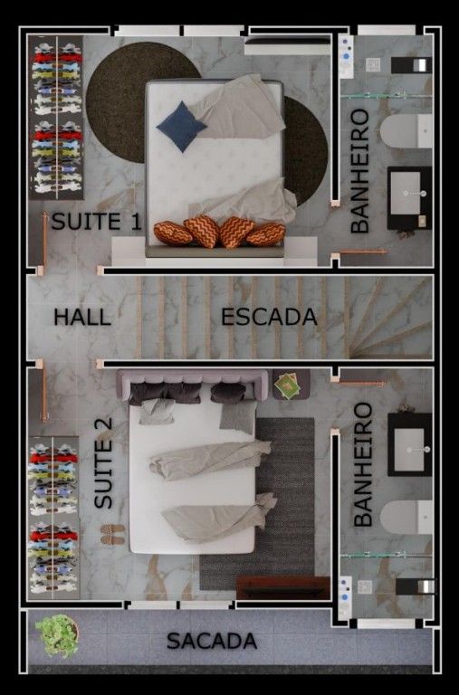 Casa de Condomínio, 2 quartos - Foto 6