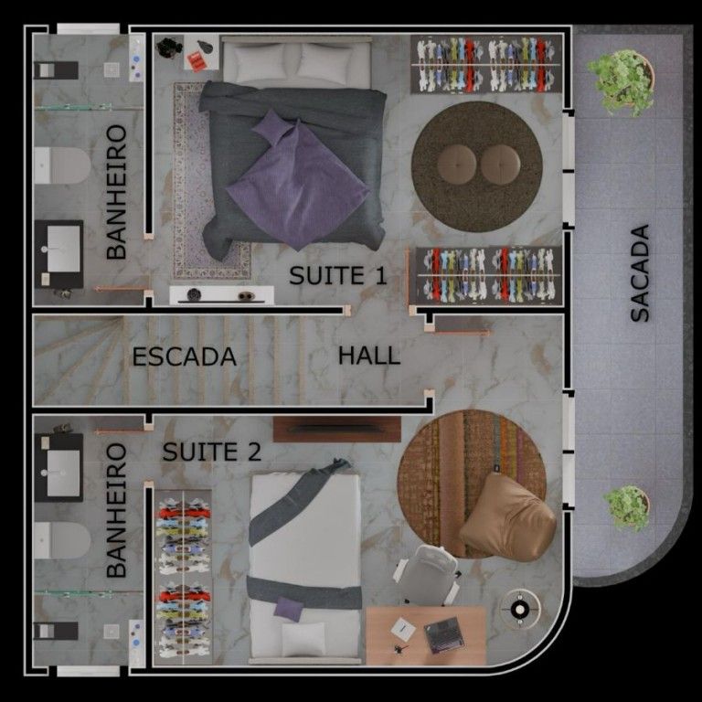 Casa de Condomínio, 2 quartos - Foto 14