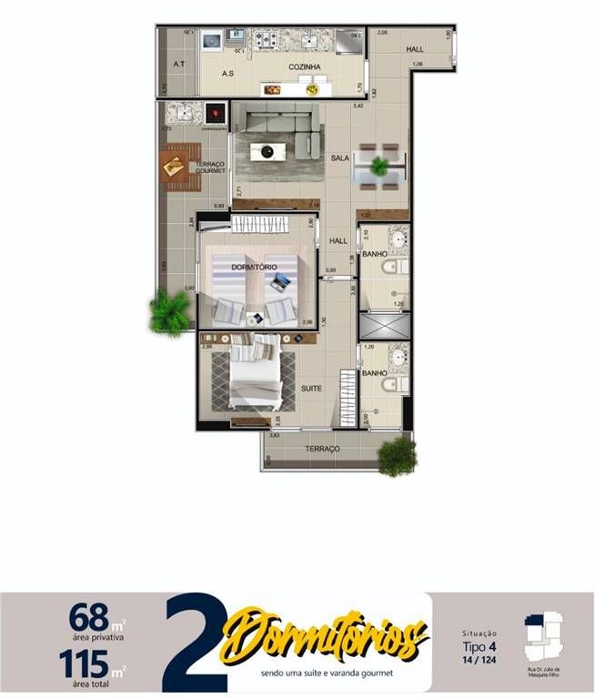 Apartamento, 2 quartos, 69 m² - Foto 25