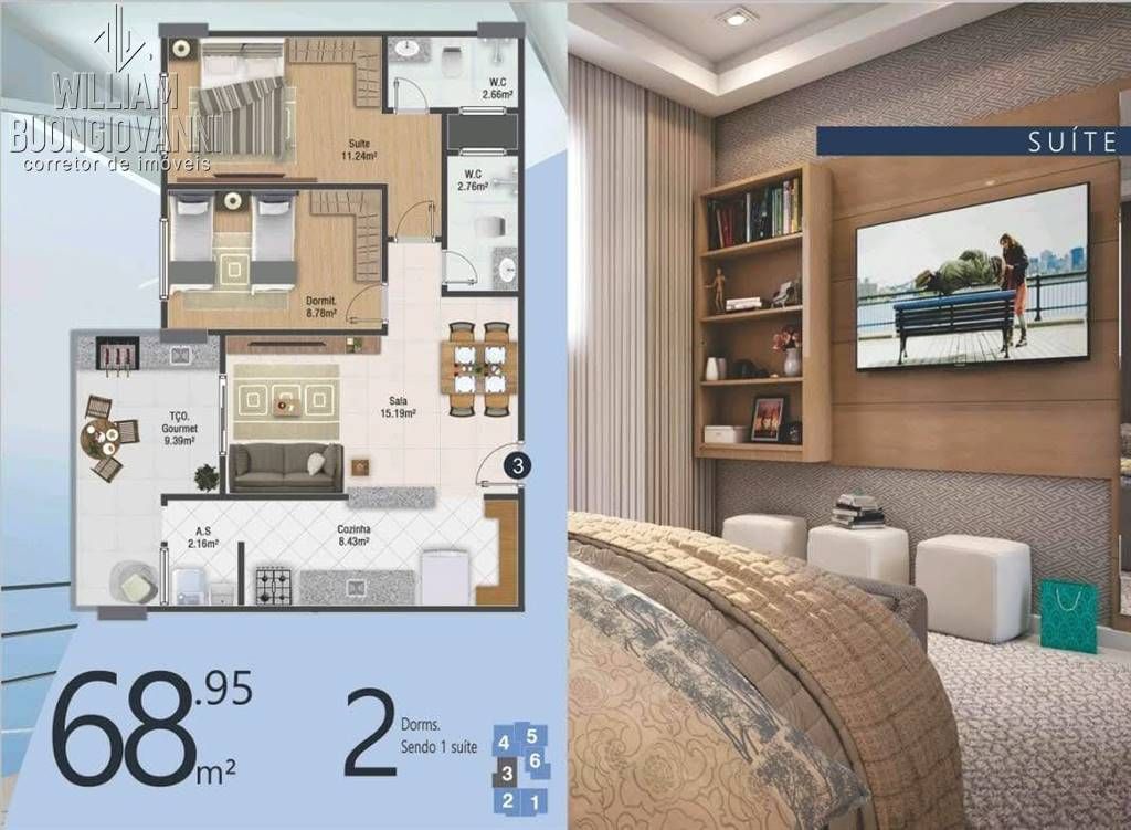 Apartamento, 2 quartos, 69 m² - Foto 28