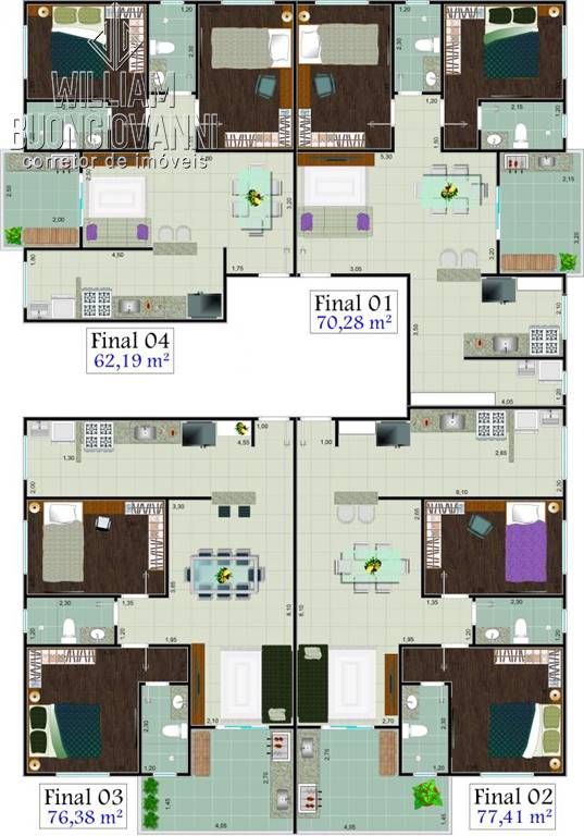 Apartamento, 2 quartos, 70 m² - Foto 9