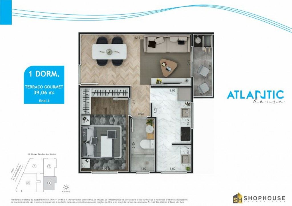 Apartamento, 2 quartos, 54 m² - Foto 14