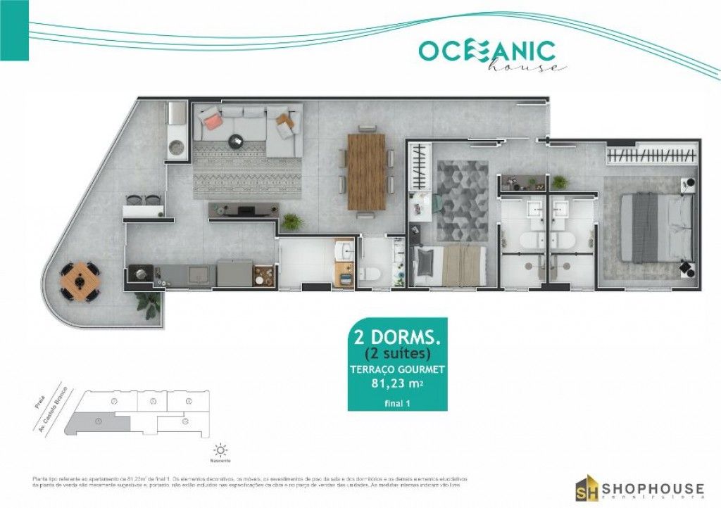 Apartamento, 2 quartos, 67 m² - Foto 9