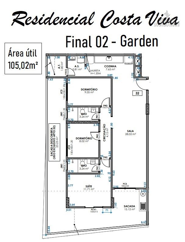 Apartamento, 2 quartos, 68 m² - Foto 32