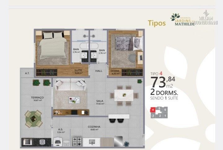 Apartamento, 2 quartos, 101 m² - Foto 9