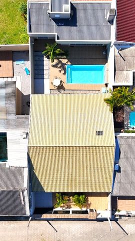 vista aérea da casa