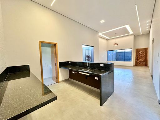 cozinha integrada com a sala