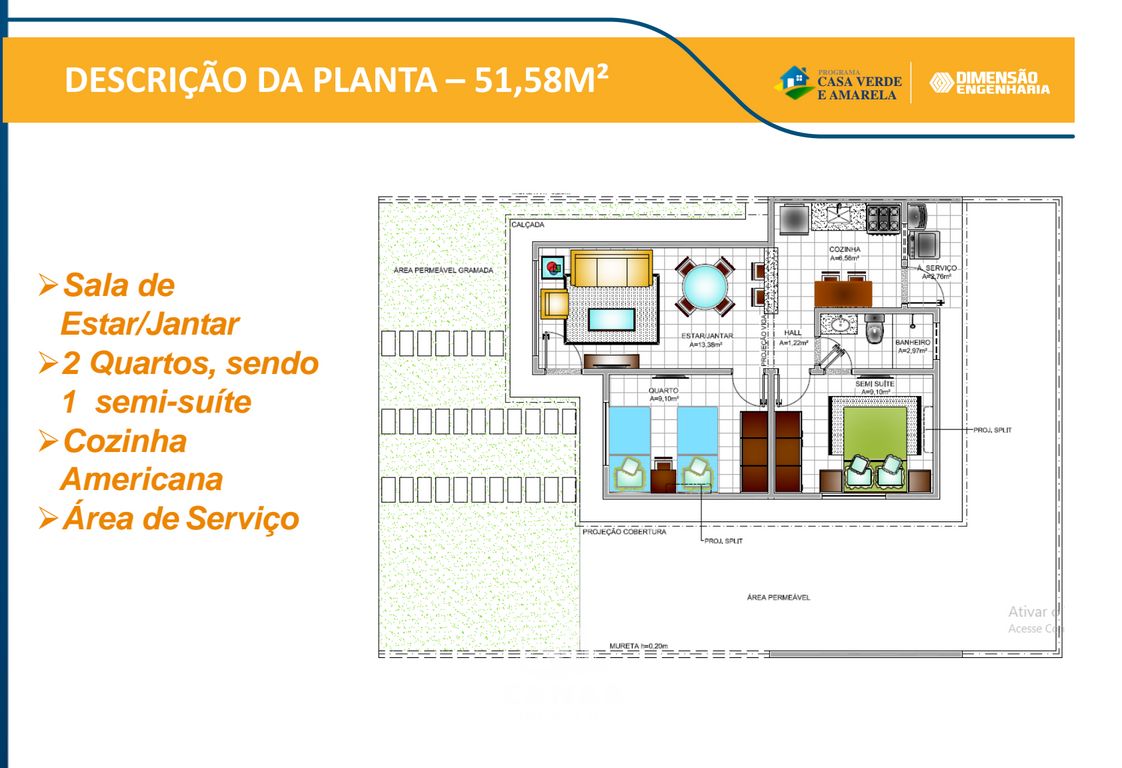 Casa de Condomínio, 2 quartos - Foto 14