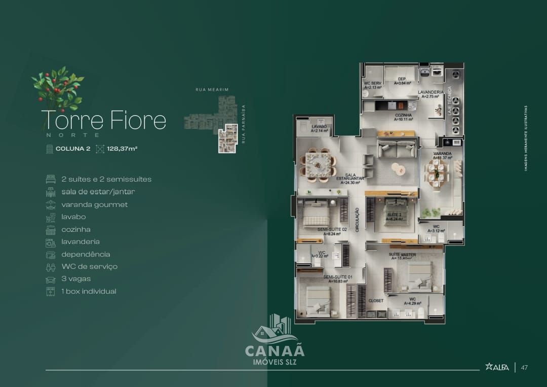 Apartamento, 4 quartos, 127 m² - Foto 39