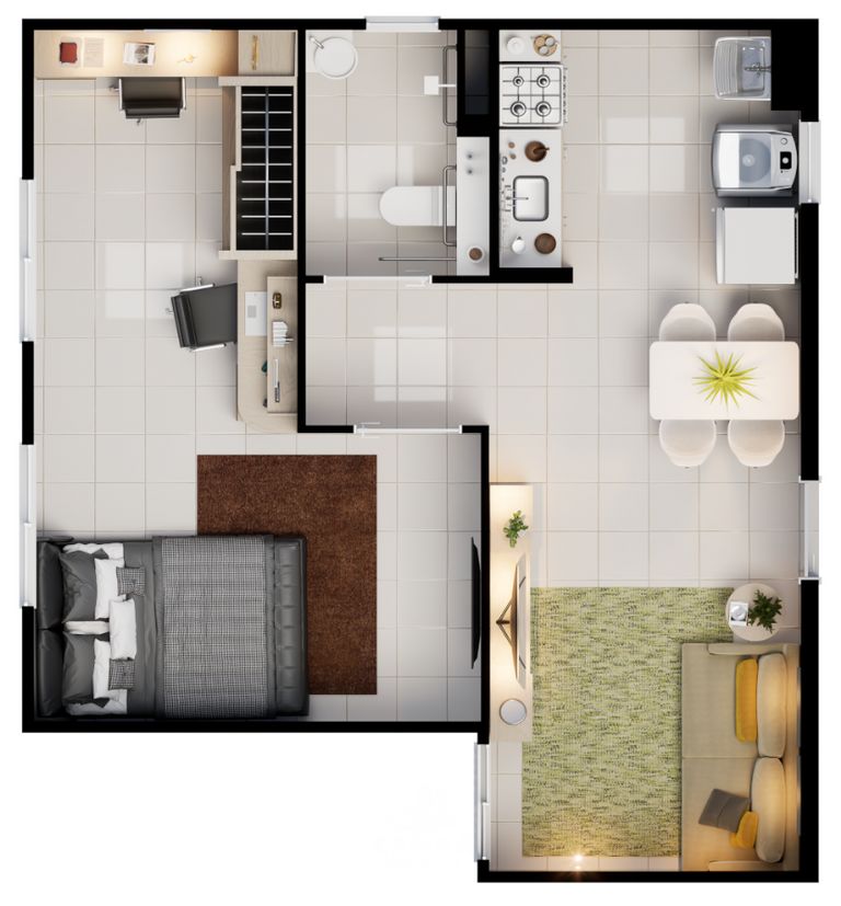 Apartamento, 2 quartos, 44 m² - Foto 21