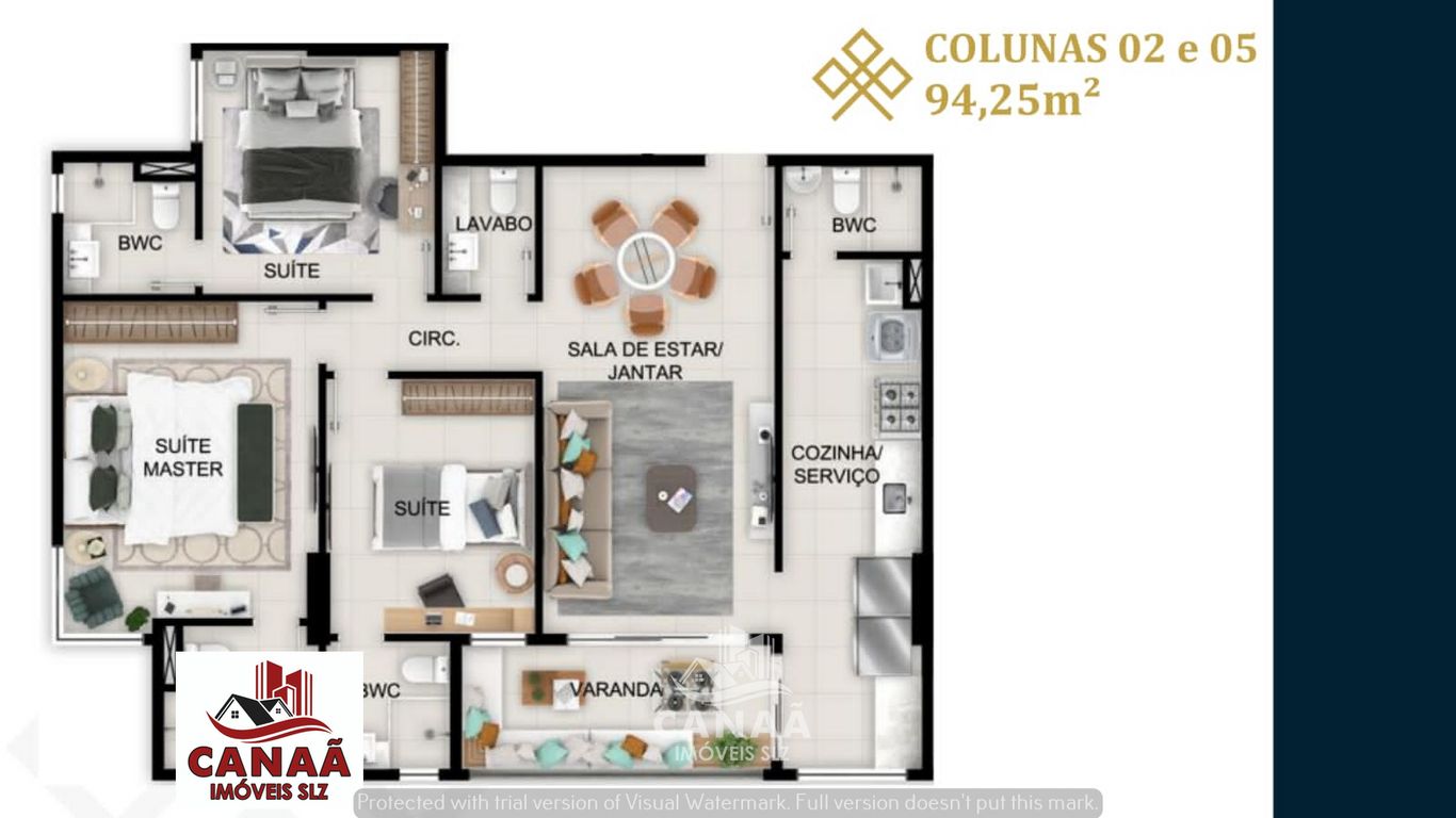 Apartamento, 3 quartos, 94 m² - Foto 19