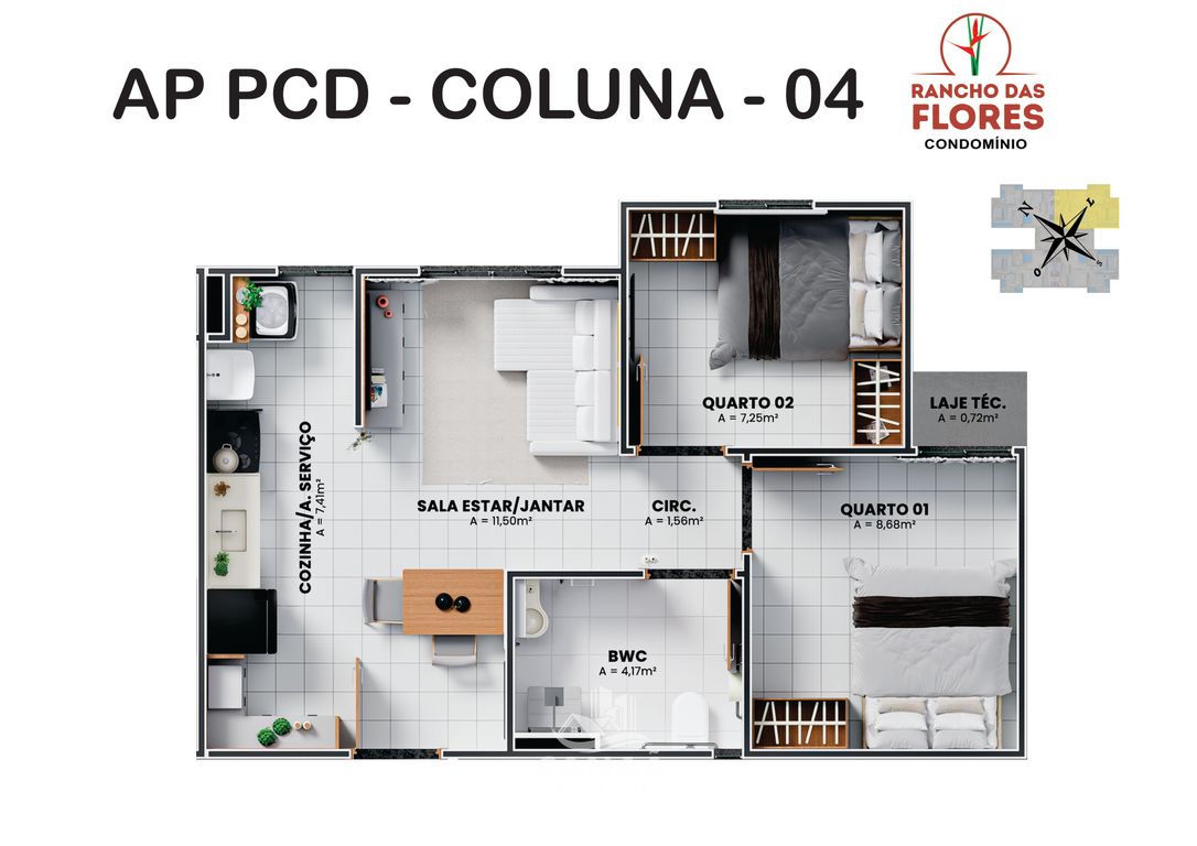 Apartamento, 2 quartos, 46 m² - Foto 31