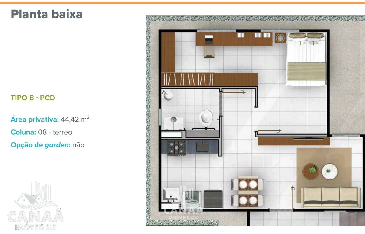 Apartamento, 2 quartos, 44 m² - Foto 10