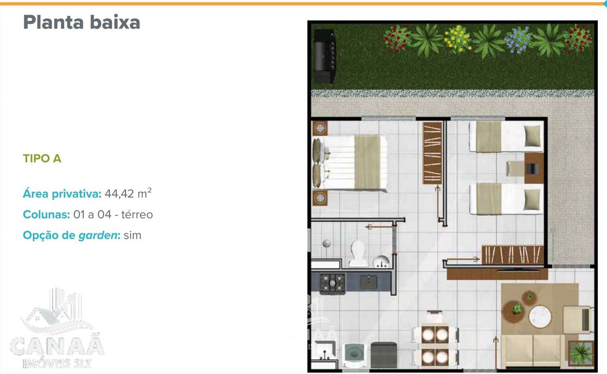 Apartamento, 2 quartos, 44 m² - Foto 9