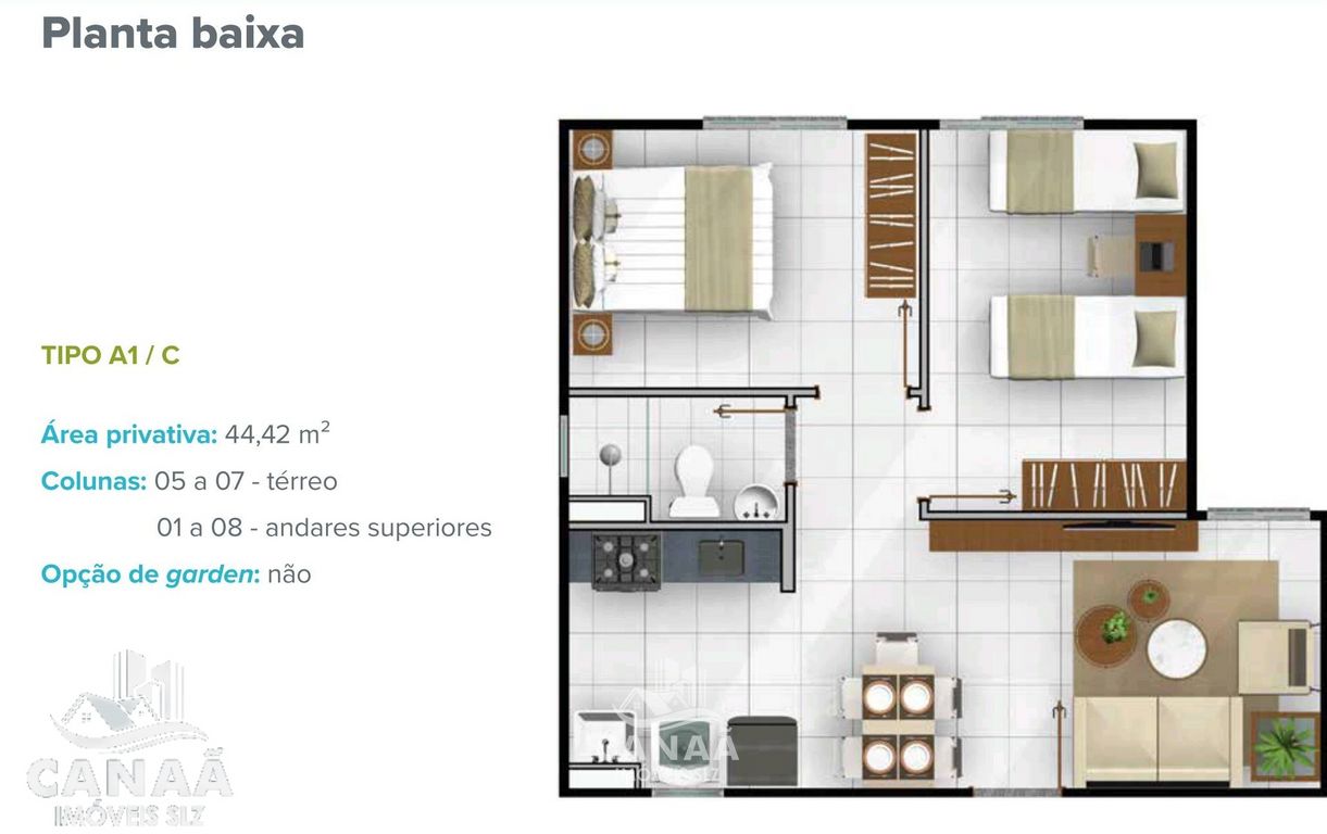 Apartamento, 2 quartos, 44 m² - Foto 11