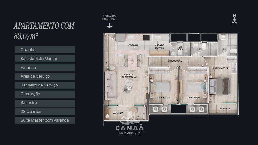 Apartamento, 3 quartos, 88 m² - Foto 10