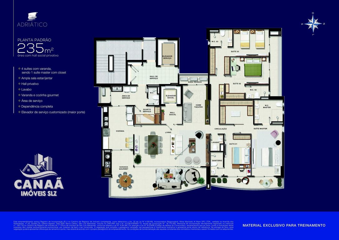 Apartamento, 4 quartos, 215 m² - Foto 19