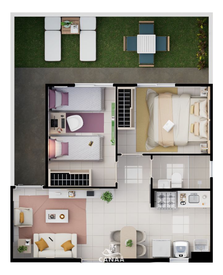 Apartamento, 2 quartos, 44 m² - Foto 24