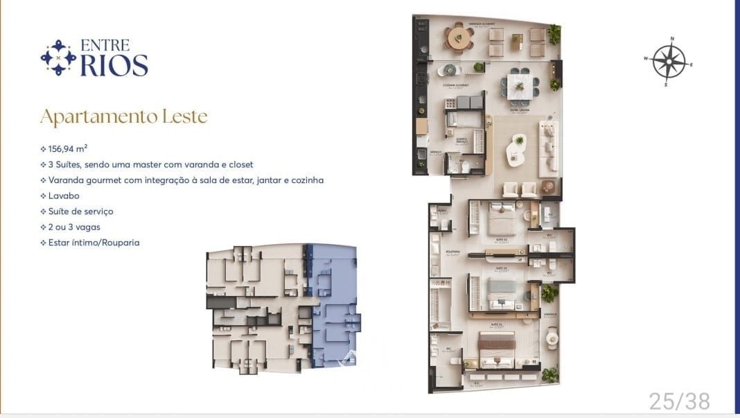 Apartamento, 3 quartos, 125 m² - Foto 21