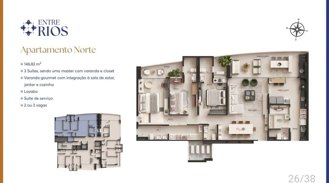 Apartamento, 3 quartos, 156 m² - Foto 22