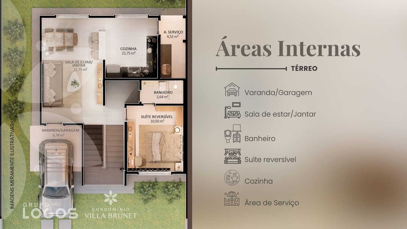 Casa de Condomínio, 4 quartos - Foto 9