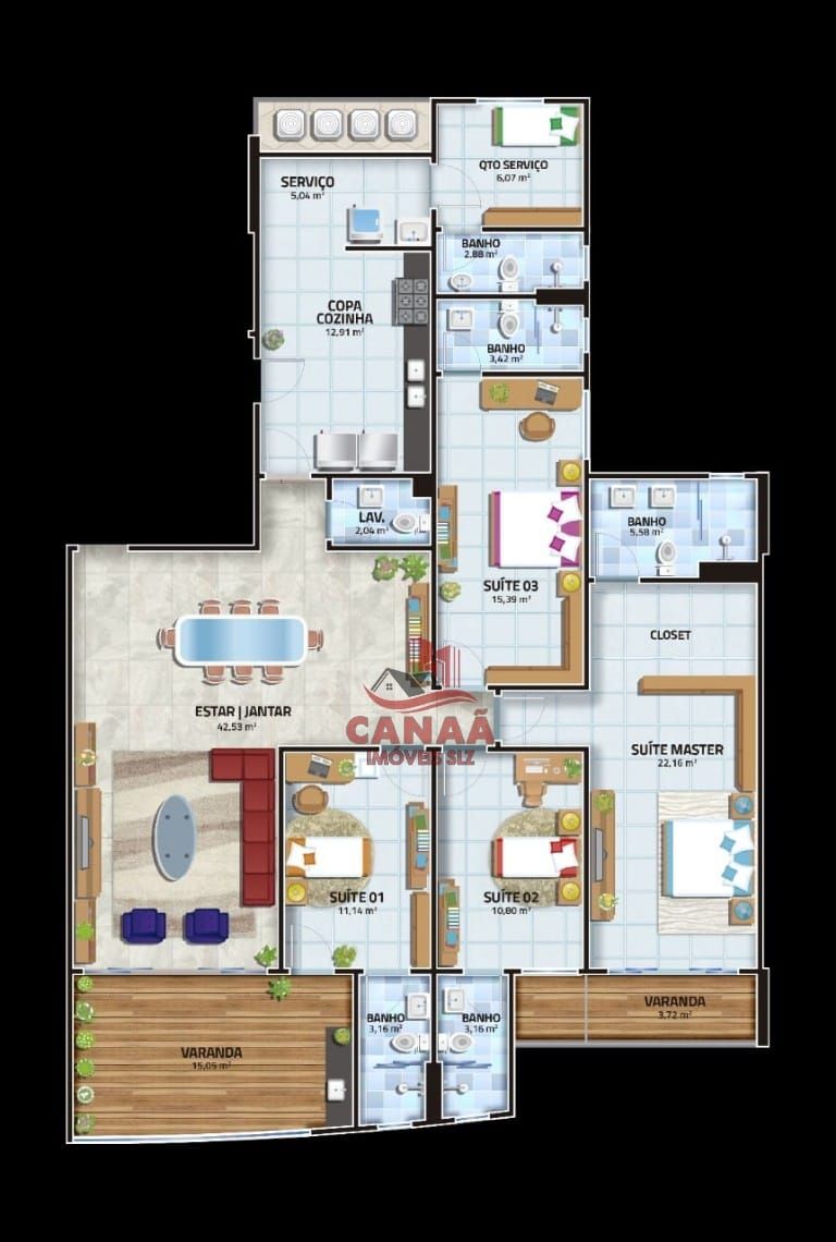 Apartamento, 4 quartos, 191 m² - Foto 20