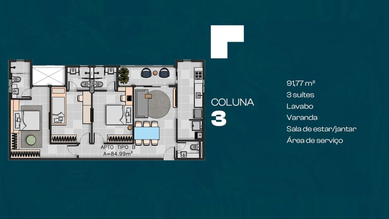 Apartamento, 3 quartos, 91 m² - Foto 20