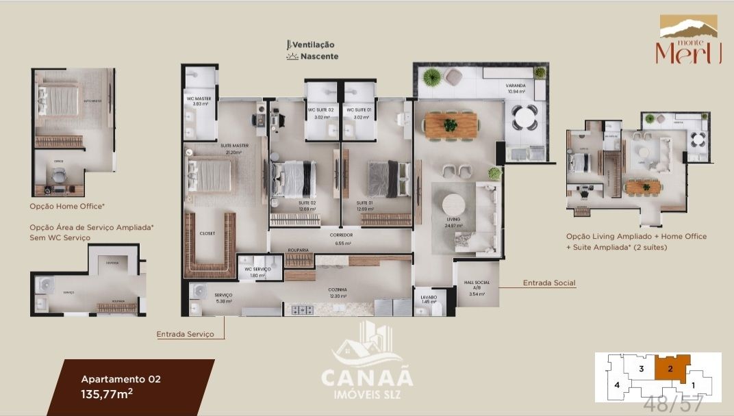 Apartamento, 3 quartos, 135 m² - Foto 33
