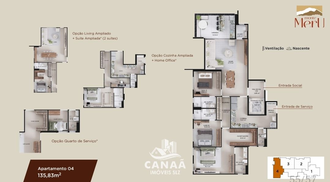 Apartamento, 3 quartos, 135 m² - Foto 40